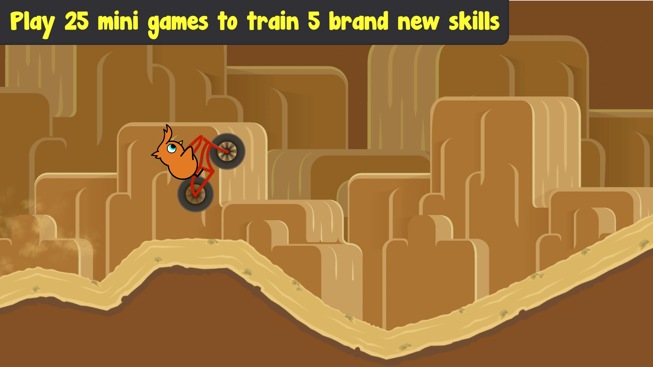 Practise new skills in training minigames