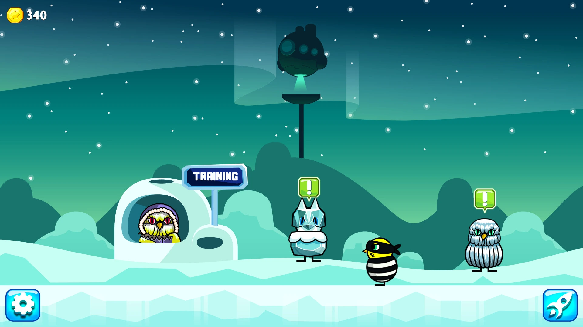 Meet ducks on a frozen alien planet
