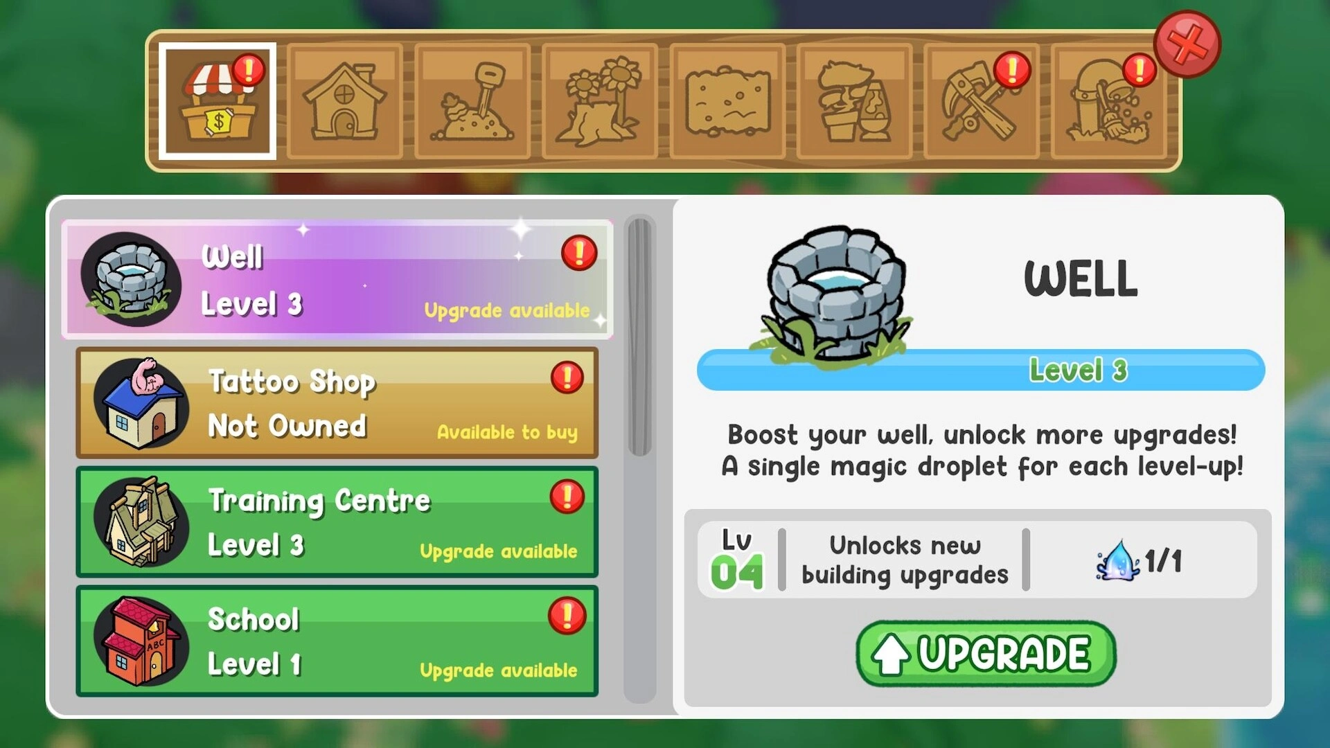 Upgrade your flock’s town