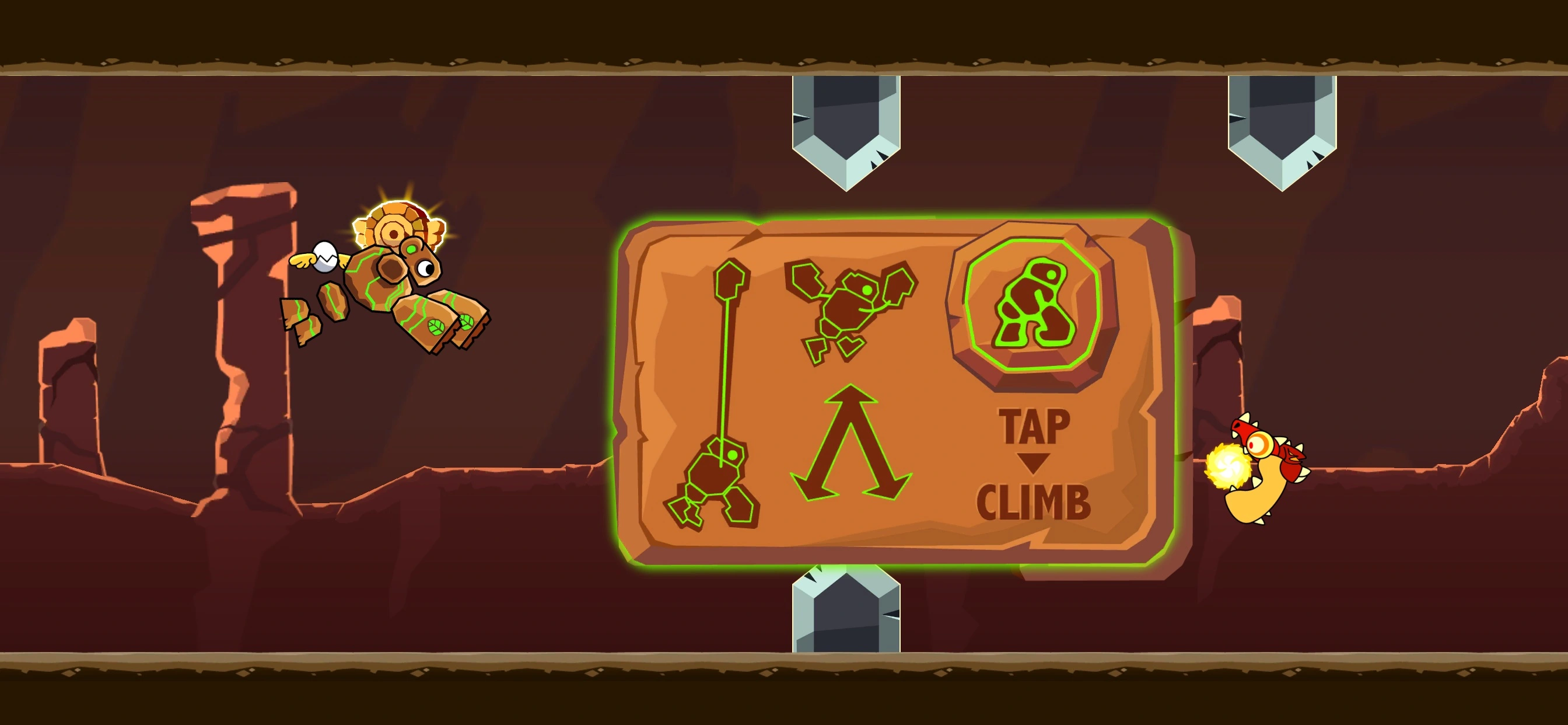 Discover treasures in the caves